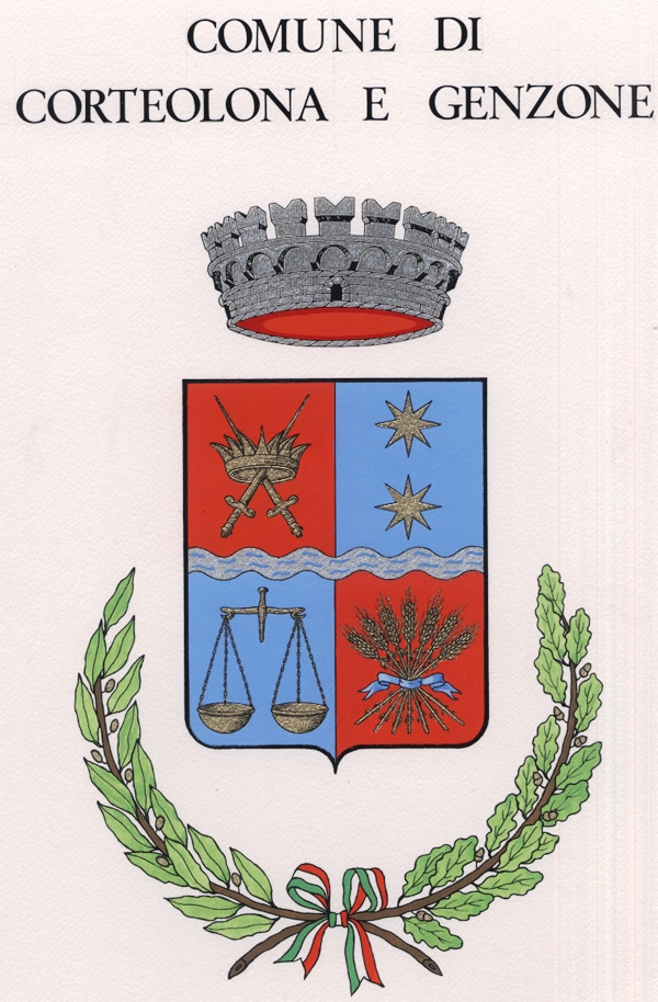 Emblema del Comune di Castronuovo di Corteolona e Genzone